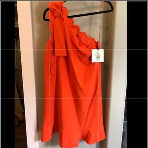 Victoria Beckham for target scalloped dress.